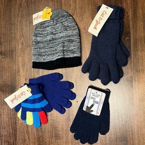 Cat & Jack Children's Hat & Gloves